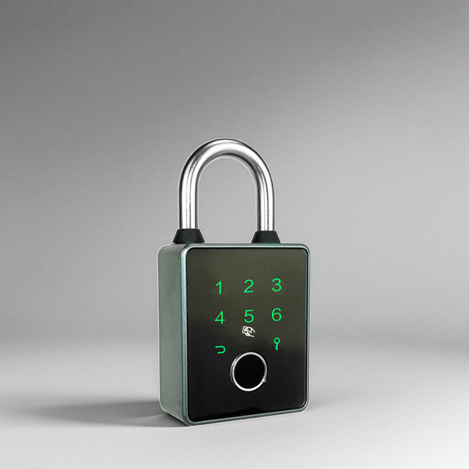 2025 Hot Selling High Quality Durable Aluminum Alloy Smart Gate Lock Multiple Unlocking Methods Security Smart Padlock