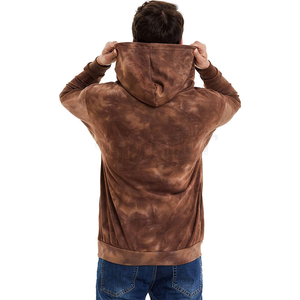 Sudaderas con Capucha de Forro Polar Tie-Dye para Hombre, Corte Regular, Ropa Casual de Otoño, Sudaderas con Capucha para Hombre - Product Image 5