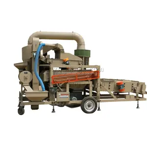 Limpiador de semillas combinado móvil multifuncional Máquina de limpieza y clasificación de arroz y trigo para agricultura