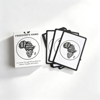 Vente flash - Cartes à jouer personnalisées avec logo brodé - Utilisation familiale et pour les fêtes - Emballées dans une boîte en papier personnalisée