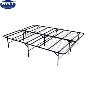 Lit King-size en métal, <span class=keywords><strong>type</strong></span> plateforme, mobilier <span class=keywords><strong>de</strong></span> chambre à coucher, vente chaude par les fabricants - Product Image 6