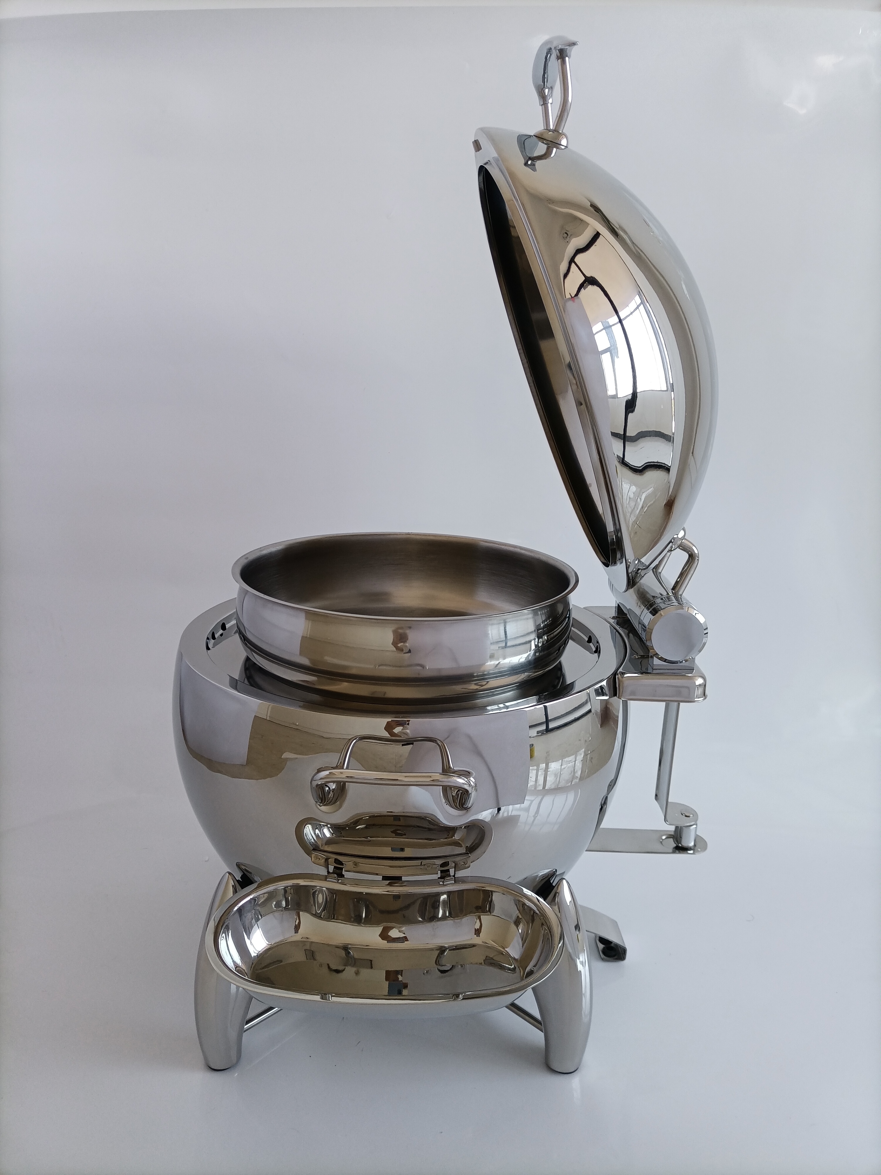 Luxury Roll Top Saving Chafing Dish Dishes Stainless Steel Buffet Food Warmer Display Set