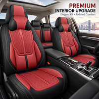Housses de siège auto en cuir respirant de luxe Sharp Drive, ensemble complet 14 pièces, toutes saisons, style professionnel, 5% VLT, ajustement universel Peugeot