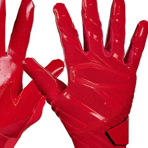 Gants de football américain à prix ajustable, nouvelle conception, couleur unie, gants de football de qualité supérieure - Product Image 5