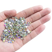 Yantuo Non-Hot Fix cristal strass ongles Flatback pierre SS20 cristal AB verre à dos plat pour Nail Art chaussures sacs coques de téléphone
