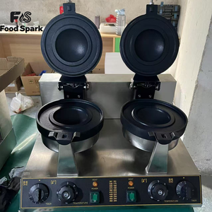 Máquina para Hamburguesas UFO para Pequeños Negocios, con Revestimiento Antiadherente, Placas Dobles, Prensa para Panini y Gelato, Comercial - Product Image 3