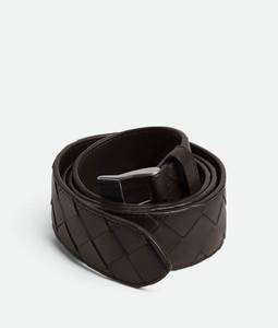 Bottega BV Men Belt Mens Formal Business Genuine Leather Belt Reversible Rotating Buckle Intreccio Woven Luxury Suit Veneta - Product Image 6