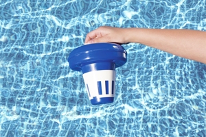 Para <span class=keywords><strong>Bestway</strong></span> 58071, marco de PVC, flotador de <span class=keywords><strong>piscina</strong></span>, Clorador y limpiador para exteriores, uso en natación de 5 '/12,7 cm, flotador químico de plástico ABS - Product Image 5