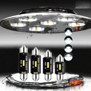 Ampoule LED Festoon Canbus C5W 1860 pour éclairage intérieur, lecture, plafonnier 31MM 36MM 39MM 41MM 6000K Blanc Froid - Product Image 3