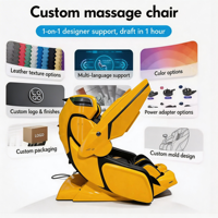 Silla de Masaje Inteligente Plegable 4D Versión Global 2026 OEM de Nuevo Diseño con IA, Masaje Corporal Completo, Múltiples Idiomas, SL Track, Escaneo por IA y Calefacción