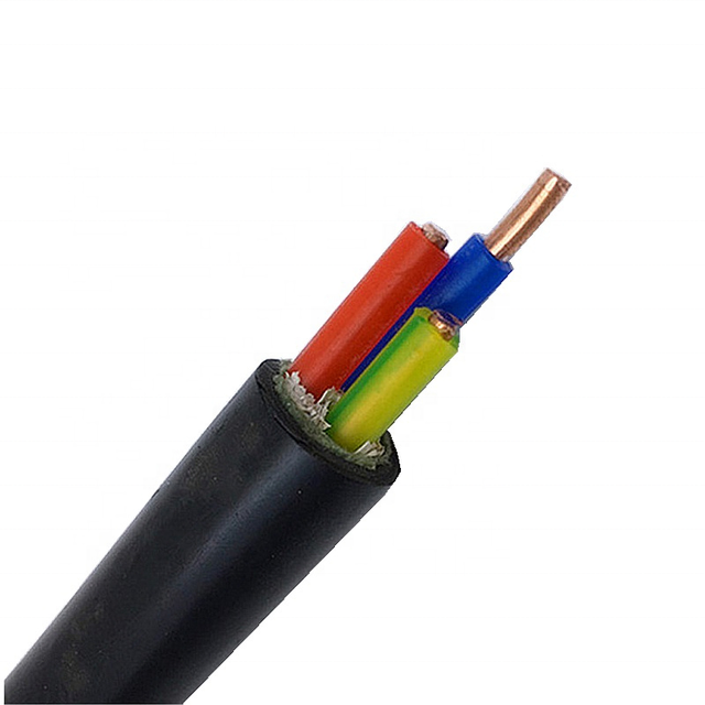 NYY-J 3x1.5mm² Tough PVC Sheath Outdoor Copper Power Cable Black100M 0.6/1kV Power and Control Cable