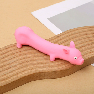 Popular Cerdo Rosa Antiestrés de Rebote Lento, Juguete de Peluche TPR para Apretar y Aliviar el Estrés - Product Image 3