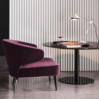 Fauteuil de loisirs moderne pour une personne Tissu doux et confortable pour les restaurants, les hôtels, les écoles, les hôpitaux, les ateliers et les entrepôts