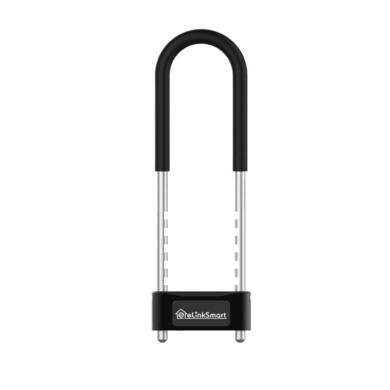 U-образный замок со сканером отпечатков пальцев для мотоциклов и стеклянных дверей