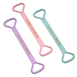 Bande de résistance en forme de figure 8 pour femmes, entraînement des épaules et du dos, yoga à domicile, étirements, ceinture élastique en silicone, mise en forme du corps - Product Image 4