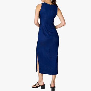 カスタム女性ドレスカジュアル夏メーカー卸売ハワイアンレーヨン - Product Image 4