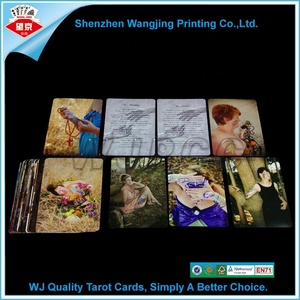 WJPC-Jumbo Taille Doré Tranchant Oracle Cartes Papier D'impression <span class=keywords><strong>Carte</strong></span> De Tarot - Product Image 6