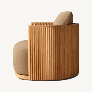 2024 contemporain Premium <span class=keywords><strong>teck</strong></span> <span class=keywords><strong>massif</strong></span> chaise longue d'extérieur <span class=keywords><strong>jardin</strong></span> <span class=keywords><strong>fauteuil</strong></span> <span class=keywords><strong>de</strong></span> salon <span class=keywords><strong>en</strong></span> bois pour hôtel Resort Patio meubles - Product Image 3