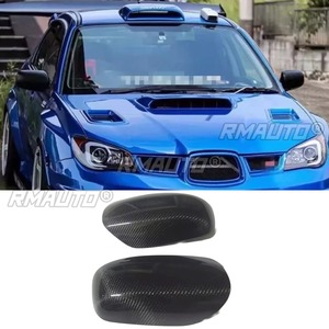 For Subaru Impreza WRX Body Kit Rearview <b>Mirror</b> Cover Caps Real Carbon Fibe for Subaru Impreza WRX 2004-2007 <b>Car</b> Accessories - Product Image 3