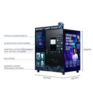 ตู้จำหน่ายเสื้อผ้าอั<span class=keywords><strong>จ</strong></span>ฉริยะ AI รุ่นใหม่ พร้อมหน้าจอสัมผัสอิเล็กทรอนิกส์ สำหรับการปรับแต่งข้อความและลวดลายส่วนตัว - Product Image 6