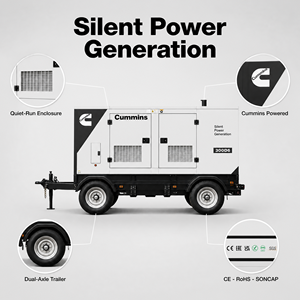เครื่องกำเนิดไฟฟ้า 80kva 60kw 70kva คัมมินส์ ไวชัย ยูชัย ผู้ผลิต OEM แบบสามเฟส เงียบ  เครื่องกำเนิดไฟฟ้าดีเซล  ใหม่ - Product Image 3
