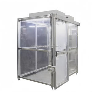 Iso5 Modular Purificación Equipo de sala limpia Gmp Modular Libre de polvo Flujo de aire laminar Pared suave Cabina de limpieza portátil Sala limpia - Product Image 5