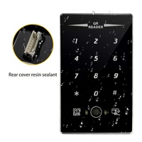 Contrôle d'accès extérieur étanche avec clavier numérique Wiegand RS485 RS232, lecteur RFID et code QR, en ABS, 5-15V