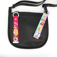 Leere einfache Leinwand Namensschild Leinwand Riemen DIY personal isierte Lanyard Stickerei Eisen auf Buchstaben Patches Schlüssel bund