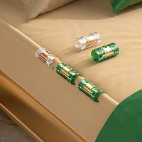 Attaches de maintien réglables pour draps de lit, clips polyvalents pour sacs à collation et marque-pages, empêchent le glissement des draps ajustés