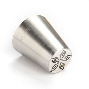 Herramienta para hornear integrada BNO28, boquilla de decoración rusa de gran tamaño, boquilla de extrusión de ramo de flores pequeñas de Metal, forma de barra de <span class=keywords><strong>pastelería</strong></span> - Product Image 4