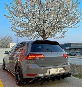 ดิฟฟิวเซอร์กันชนหลังทรง Golf MK7.5 TCR ปี 2017-2020 พร้อมครีบสปอยเลอร์และชุดแต่งรอบคัน - Product Image 6