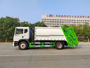 Camión <span class=keywords><strong>de</strong></span> <span class=keywords><strong>Basura</strong></span> Dongfeng <span class=keywords><strong>de</strong></span> 12 Metros Cúbicos con Chasis Diésel Manual y <span class=keywords><strong>Control</strong></span> <span class=keywords><strong>Remoto</strong></span> para Recolección <span class=keywords><strong>de</strong></span> Residuos - Product Image 3