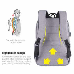 Custom Business <b>Laptop</b> <b>Backpack</b> With USB Charging Port Waterproof OEM ODM Factory Direct Travel <b>Backpack</b> - Product Image 4