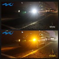 Bombilla LED para Auto NAO Factory New T20 9W Canbus, Compatible con CROWN X3, IP68 Impermeable, Luz Amarilla, Ámbar y Roja