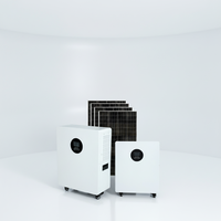 Système solaire hors réseau 5KW direct usine avec contrôleur MPPT, onduleur, support de batterie et câble pour usage domestique, gamme disponible de 1KW à 2MW