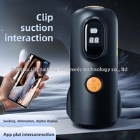 Masturbador Eléctrico Silencioso y Totalmente Automático Aircraft Cup Roamer con Vibración de Masaje y Succión Telescópica para Hombres, Juguete para Adultos