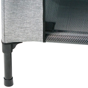 Cama de malla elevada para perros, casa de mascotas con refrigeración interior y exterior, toldo extraíble, tienda de sombra - Product Image 5
