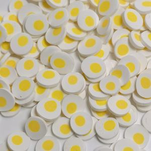 Rebanadas de Arcilla Polimérica con Temática de Fiesta de Pascua, 500g/Bolsa, Rebanadas Realistas de Huevo Frito, Chispas de Arcilla Suave para Decoración de Uñas DIY - Product Image 4