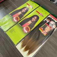 Produit pré-étiré très demandé pour femmes africaines, vous faisant gagner du temps de préparation, Cheveux à tresser Yaki 3X 225g 52 pouces, Cheveux à tresser EZ