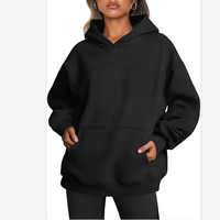 Sweats à capuche et sweats à capuche surdimensionnés pour femmes pulls à manches longues pull tenues d'automne hiver garder les vêtements au chaud