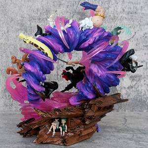 Gran oferta, figura de acción de PVC Roronoa <span class=keywords><strong>Zoro</strong></span> de 23CM, <span class=keywords><strong>One</strong></span> Pieces GK LS, King Throne <span class=keywords><strong>Zoro</strong></span>, modelo de doble cabeza, colección de adornos de juguete de Anime - Product Image 4