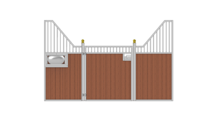 Puerta Corredera/Abatible Portátil Prefabricada de Bambú <span class=keywords><strong>para</strong></span> Caballos, Duradera, Fácil Instalación, Tamaño y Color Personalizables, Nueva <span class=keywords><strong>para</strong></span> Establos - Product Image 3