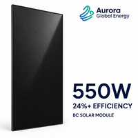 Module photovoltaïque monocristallin BC de 550W-660W avec une efficacité supérieure pour les projets solaires sur toiture et au sol