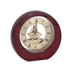 <span class=keywords><strong>Reloj</strong></span> <span class=keywords><strong>de</strong></span> <span class=keywords><strong>Mesa</strong></span> con Engranajes Mecánicos y Acabado <span class=keywords><strong>de</strong></span> Piano <span class=keywords><strong>de</strong></span> Palisandro <span class=keywords><strong>de</strong></span> Estilo Retro <span class=keywords><strong>Antiguo</strong></span> - Product Image 3