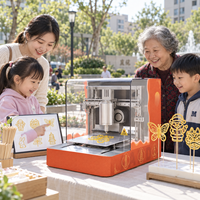 Robot portable pour la création de dessins au sucre, idéal pour les camps d'été, les activités artistiques et les activités de plein air