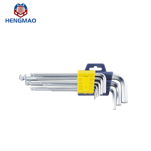 9PCS Hex Key <strong>Set</strong> Chrome CRV Steel Long Arm Ball Allen <strong>Wrench</strong> With Ball Point - Product Image 3
