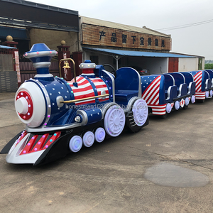 室内购物中心室外有趣的电动无轨火车游乐设施儿童和成人旅游火车游乐设施 - Product Image 3