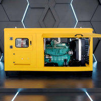 Générateur diesel haute efficacité, puissance de pointe 20kW-100kW, alternateur sans balais, groupe électrogène diesel pour alimentation hors réseau et îles