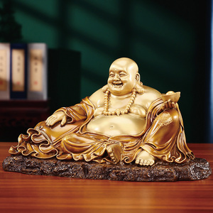 <span class=keywords><strong>Escultura</strong></span> <span class=keywords><strong>de</strong></span> Buda Maitreya Fundida a la Cera Perdida, Estatuas <span class=keywords><strong>de</strong></span> Buda Sonriente <span class=keywords><strong>de</strong></span> Latón Dorado, Decoración <span class=keywords><strong>de</strong></span> Feng Shui para Oficina, Vestíbulo <span class=keywords><strong>de</strong></span> Hotel, Amuleto <span class=keywords><strong>de</strong></span> la Fortuna - Product Image 5