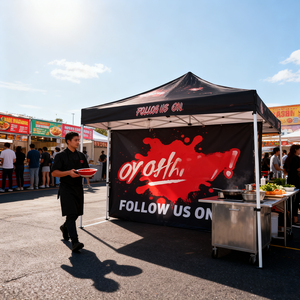 Especialista <span class=keywords><strong>en</strong></span> Impresión de Lonas Personalizadas, Producción de Sistemas de Techo para Carpas con Marca, Gráficos Promocionales, Gazebo Plegable para Festivales y Mercados al Aire Libre - Product Image 6